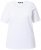 Ulla Popken Scoop Neck Short Sleeve Tee White - Pólók - 