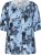 Kaffe Curve Aliana Tunic Blue Flower Animal - Tunikák - 