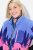 Ulla Popken Alpine Landscape Fleece Jacket Cloud Blue - Bluzy & bluzy z kapturem - Kényelmes pulóverek és kapucnisok