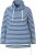 Ulla Popken Striped Turtleneck Neon Detail Sweatshirt Indigo Denim - Bluzy & bluzy z kapturem - 