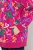 Ulla Popken Ribbon Print Turtleneck Sweatshirt Cherry Red - Bluzy & bluzy z kapturem - Kényelmes pulóverek és kapucnisok