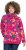 Ulla Popken Ribbon Print Turtleneck Sweatshirt Cherry Red - Bluzy & bluzy z kapturem - 