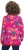 Ulla Popken Ribbon Print Turtleneck Sweatshirt Cherry Red - Bluzy & bluzy z kapturem - 