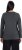 Ulla Popken Basic Round Neck Long Sleeve Slim Fit Cotton Tee Charcoal - Pólók - 