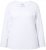 Ulla Popken Basic Round Neck Long Sleeve Slim Fit Cotton Tee Snow White - Szoknyák - 