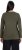 Ulla Popken Basic Round Neck Long Sleeve Slim Fit Cotton Tee Olive - Pólók - 