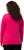 Ulla Popken Basic Round Neck Long Sleeve Slim Fit Cotton Tee Magenta Pink - Pólók - 