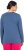 Ulla Popken Basic Round Neck Long Sleeve Slim Fit Cotton Tee Ink Blue - Pólók - 