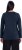Ulla Popken Basic Round Neck Long Sleeve Slim Fit Cotton Tee Navy Blue - Pólók - 