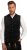 JP1880 Velvet Vest Traditional Black - Minden ruházat - Nagyméretű férfi ruhák