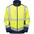 Leo Bowden Ecoviz Softshell Jacket Hi-Vis Yellow/Navy Print - Munkaruha - Nagyméretű Munkaruha 3XL-6XL