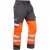 Leo Bideford Ecoviz Poly/Cotton Cargo Trouser Hi-Vis Orange/Grey - Munkaruha - Nagyméretű Munkaruha 3XL-6XL