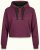 Nora Mikken KAMILLA Cropped Hoodie Mauve Wine - NŐI RUHÁZAT XS-XXL - 