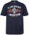 JP1880 T-Shirt Short Sleeve Chest Print Navy - Pólók - Nagyméretű pólók - 2XL-14XL
