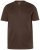 JP1880 Henley Basic T-Shirt with Buttons Brown - Pólók - Nagyméretű pólók - 2XL-14XL