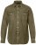 JP1880 Denim Shirt Long Sleeve Olive Green - Ingek - Ingek 2XL-10XL