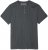 Adamo Silas Regular fit Serafino T-shirt Charcoal - Pólók - Nagyméretű pólók - 2XL-14XL