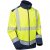 Leo Bowden Ecoviz Softshell Jacket Hi-Vis Yellow/Navy Print - Munkaruha - Nagyméretű Munkaruha 3XL-6XL