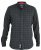 D555 Taylor Long Sleeve Shirt Charcoal - Ingek - Ingek 2XL-10XL