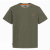 Motley Denim Stockholm T-shirt Dark Khaki - Pólók - Nagyméretű pólók - 2XL-14XL
