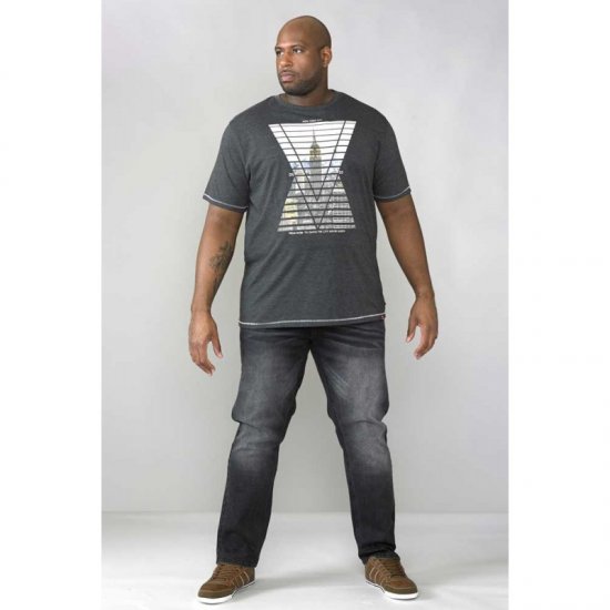 D555 Benson Tapered Fit Stretch Jeans Stonewash TALL SIZES - FÉRFIRUHÁZAT MT-6XLT - TALL-méretek