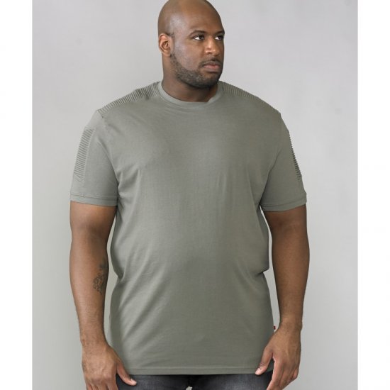D555 Callum T-shirt Khaki - Pólók - Nagyméretű pólók - 2XL-14XL