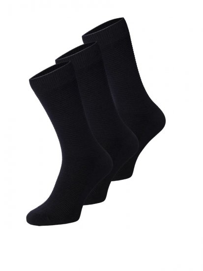 Jack & Jones Fipo Zoknik Fekete 3-pack - Alsónemű & strandruhák - Nagyméretű Alsónemű 2XL-8XL