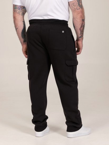 D555 Dexter 1 Cargo Jogger With Bear Embroidery Fekete - Melegítőnadrág & rövidnadrág - Melegítőnadrág & Melegítő Rövidnadrág 2XL-12XL