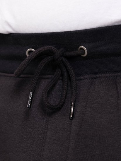 D555 Dexter 1 Cargo Jogger With Bear Embroidery Fekete - Melegítőnadrág & rövidnadrág - Melegítőnadrág & Melegítő Rövidnadrág 2XL-12XL