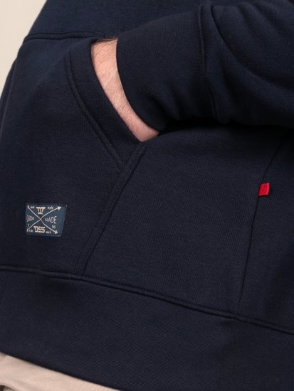 D555 Hector Adventurer Printed Zip Through Hoody Tengerészkék - Pulóverek & kapucnis pulóverek - Pulóverek & Kapucnis pulóver 2XL-12XL