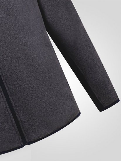 D555 Conrad Detachable Hood Bonded Fleece Zip Through Hoody Tengerészkék - Pulóverek & kapucnis pulóverek - Pulóverek & Kapucnis pulóver 2XL-12XL