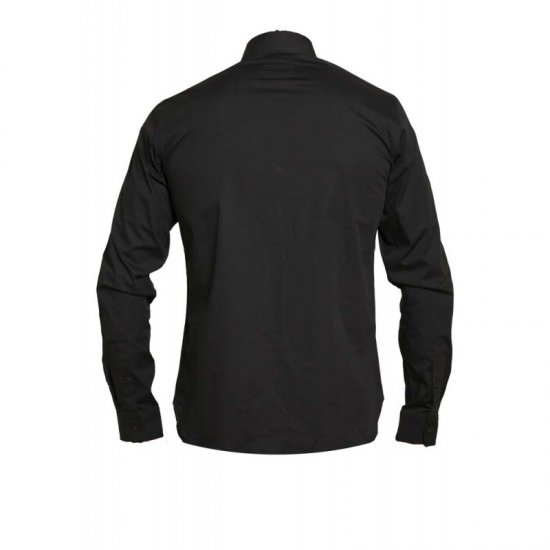 D555 Michael Couture Stretch Shirt Black - Ingek - Ingek 2XL-10XL