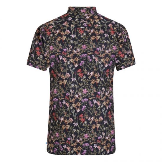 D555 Emmet Floral Shirt Black - Ingek - Ingek 2XL-10XL