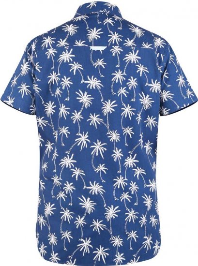 D555 BURLEY Palm Tree Print Shirt - Ingek - Ingek 2XL-10XL