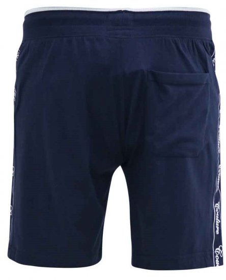 D555 Brantham Couture Elasticated Waistband Shorts Navy - Melegítőnadrág & rövidnadrág - Melegítőnadrág & Melegítő Rövidnadrág 2XL-12XL