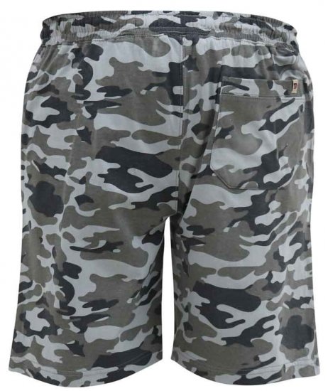 D555 Carlton Elasticated Waist Jersey Camo Shorts - Melegítőnadrág & rövidnadrág - Melegítőnadrág & Melegítő Rövidnadrág 2XL-12XL