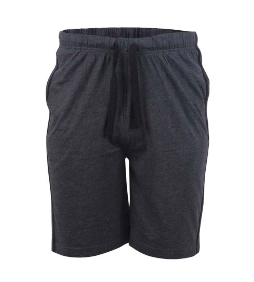 D555 Ryan Jersey Shorts 2-pack Black/Charcoal - Melegítőnadrág & rövidnadrág - Melegítőnadrág & Melegítő Rövidnadrág 2XL-12XL