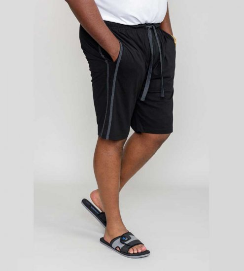 D555 Ryan Jersey Shorts 2-pack Black/Charcoal - Melegítőnadrág & rövidnadrág - Melegítőnadrág & Melegítő Rövidnadrág 2XL-12XL