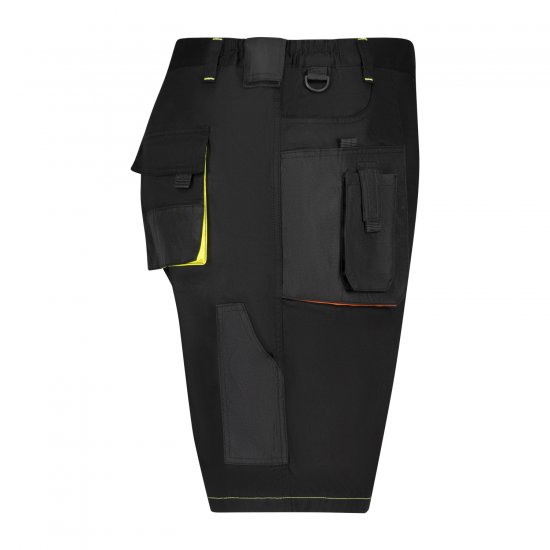 Adamo 109120 Munkás Rövidnadrág Fekete - Munkaruha - Nagyméretű Munkaruha 3XL-6XL