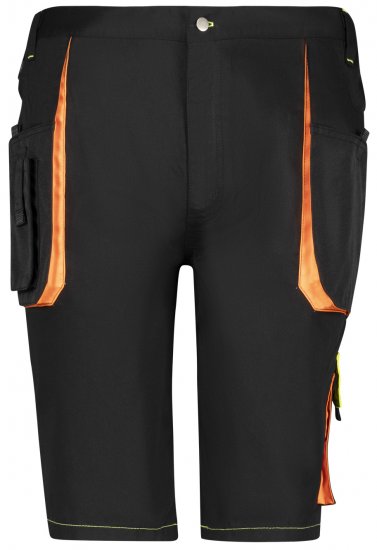 Adamo 109120 Munkás Rövidnadrág Fekete - Munkaruha - Nagyméretű Munkaruha 3XL-6XL
