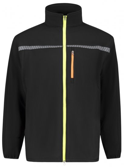 Adamo 109130 Softshell Munkakabát Fekete - Munkaruha - Nagyméretű Munkaruha 3XL-6XL