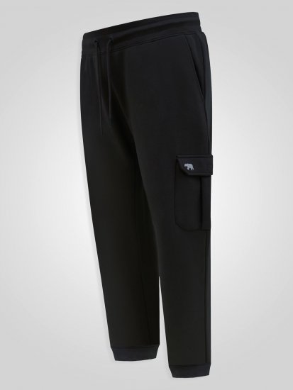 D555 Dexter 1 Cargo Jogger With Bear Embroidery Fekete - Melegítőnadrág & rövidnadrág - Melegítőnadrág & Melegítő Rövidnadrág 2XL-12XL