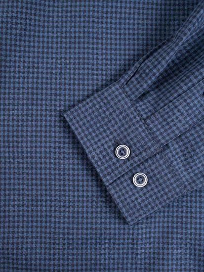 D555 Melbourne Gingham Check Long Sleeve Button Down Shirt - Ingek - Ingek 2XL-10XL