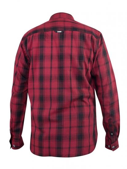 D555 Benalla Check Long Sleeve Button Down Shirt - Ingek - Ingek 2XL-10XL