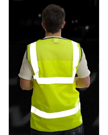 Leo Velator Mesh Back Waistcoat Hi-Vis Yellow - Munkaruha - Nagyméretű Munkaruha 3XL-6XL