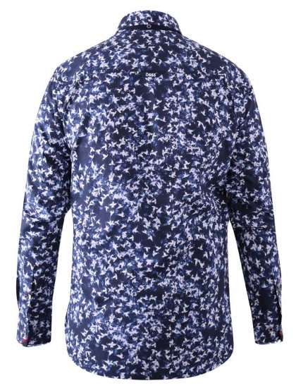 D555 Harrow AOP Shirt Blue - Ingek - Ingek 2XL-10XL