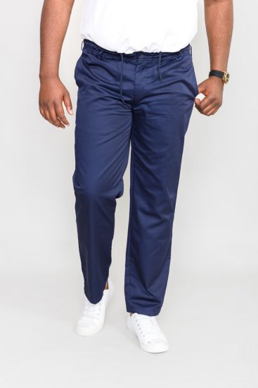 D555 Basilio Pants with elasticated waist Navy - Farmer & nadrág - Farmer és nadrág - W40-W70