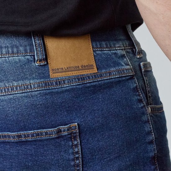 North Latitude Jeans Jack Navy Blue - Kabátok - Nagyméretű Kabátok - 2XL-8XL