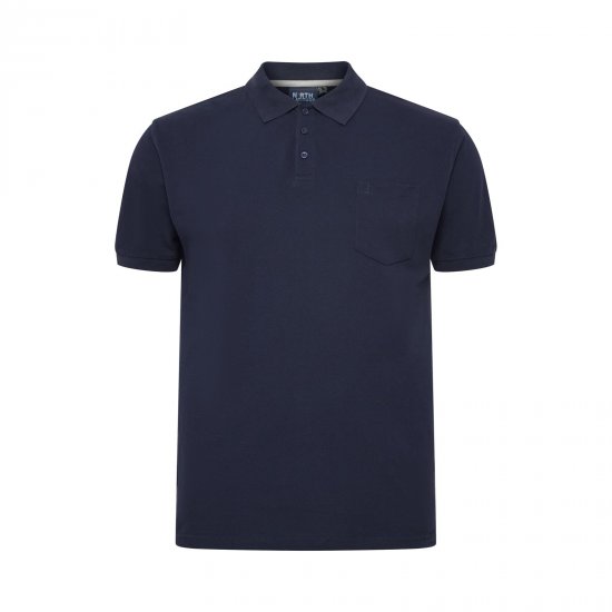 North Latitude Polo Navy Blue - Pólóingek - Galléros Pólók 2XL-8XL - Pólóingek 2XL-8XL