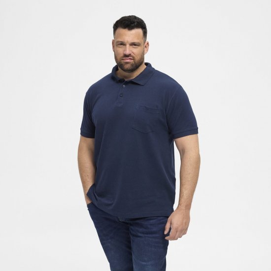 North Latitude Polo Navy Blue - Pólóingek - Galléros Pólók 2XL-8XL - Pólóingek 2XL-8XL